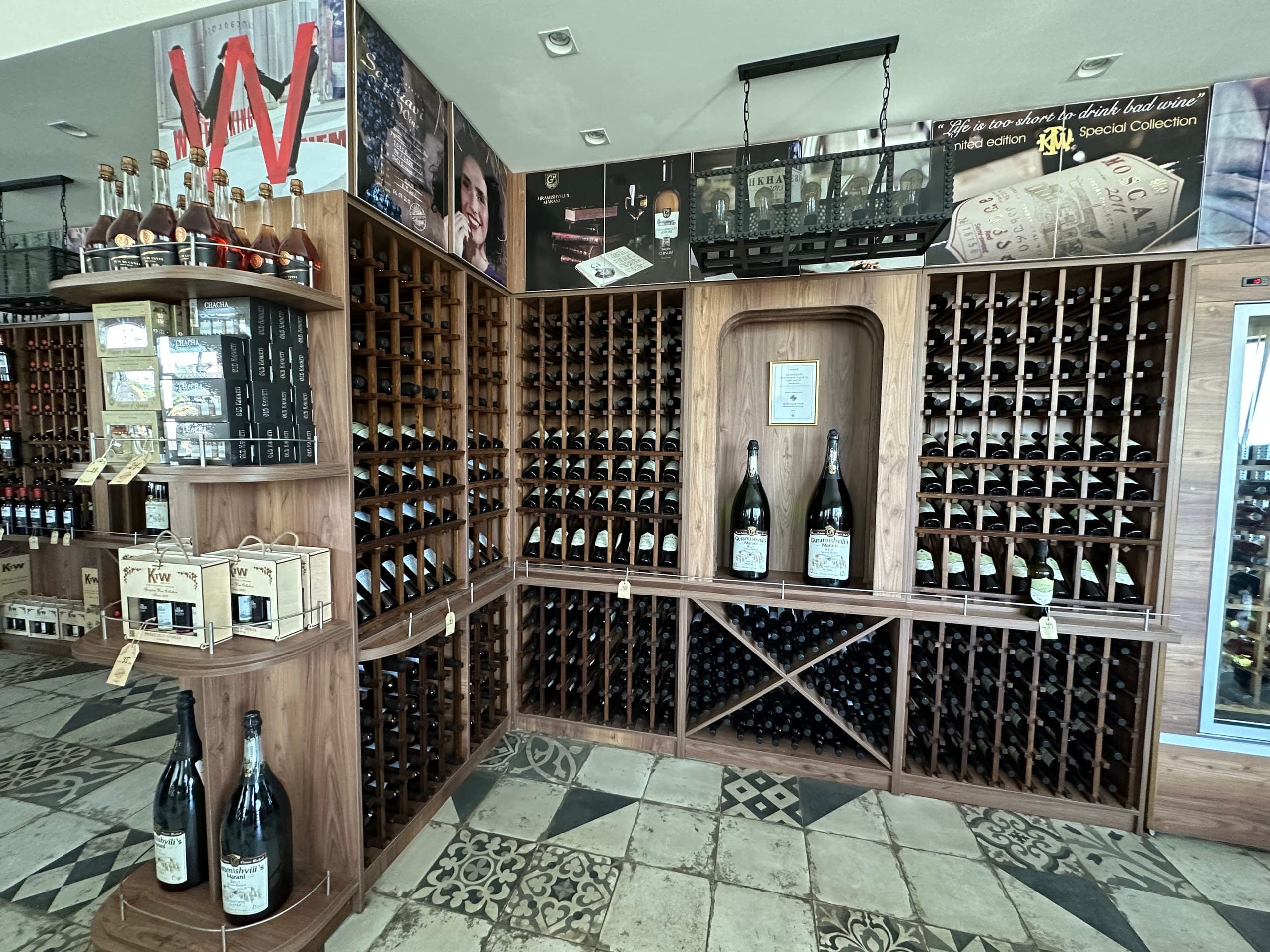 Wine cellar entrance in Kakheti region Georgia