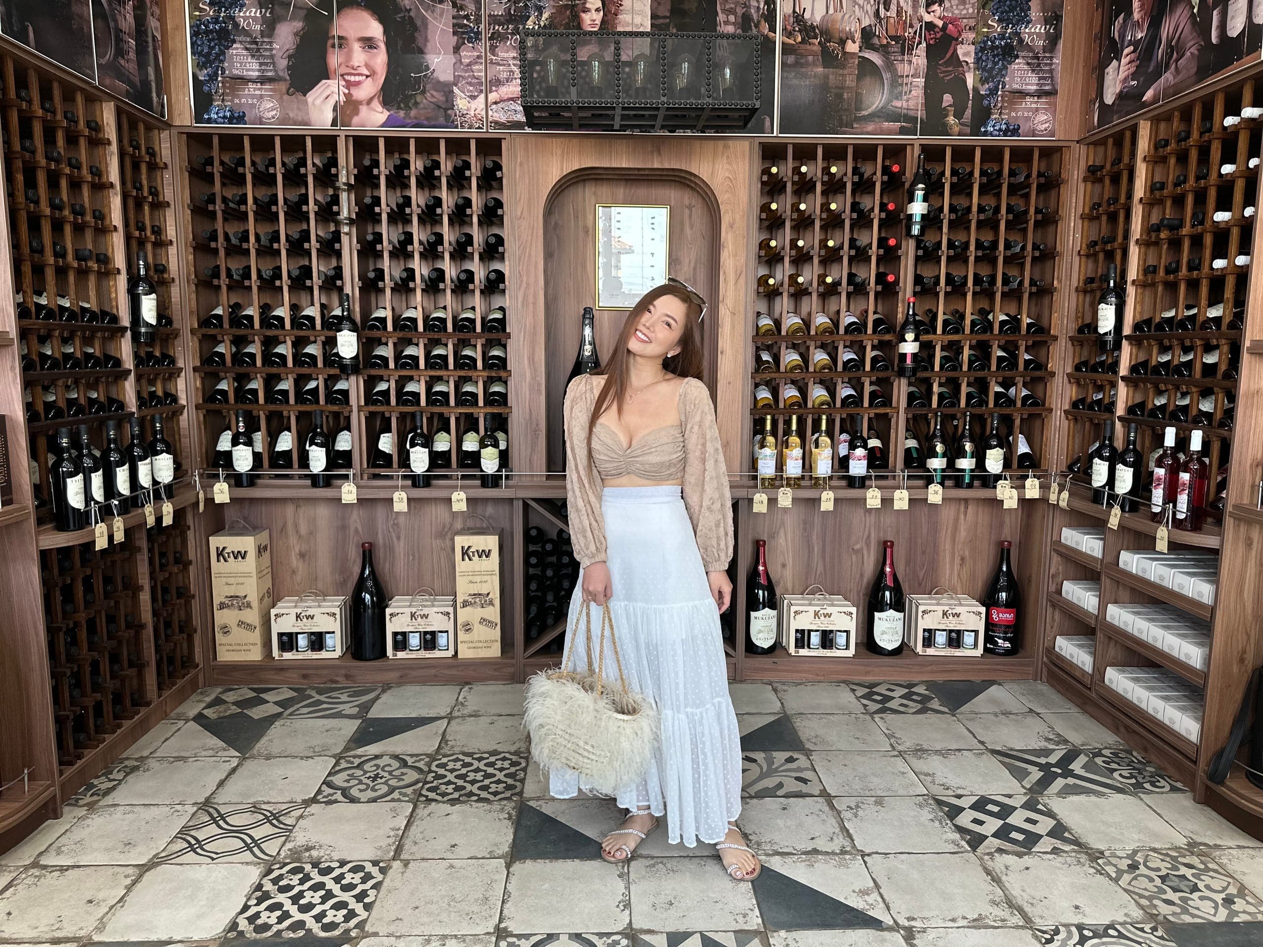 Traditional qvevri wine vessels in Kakheti winery