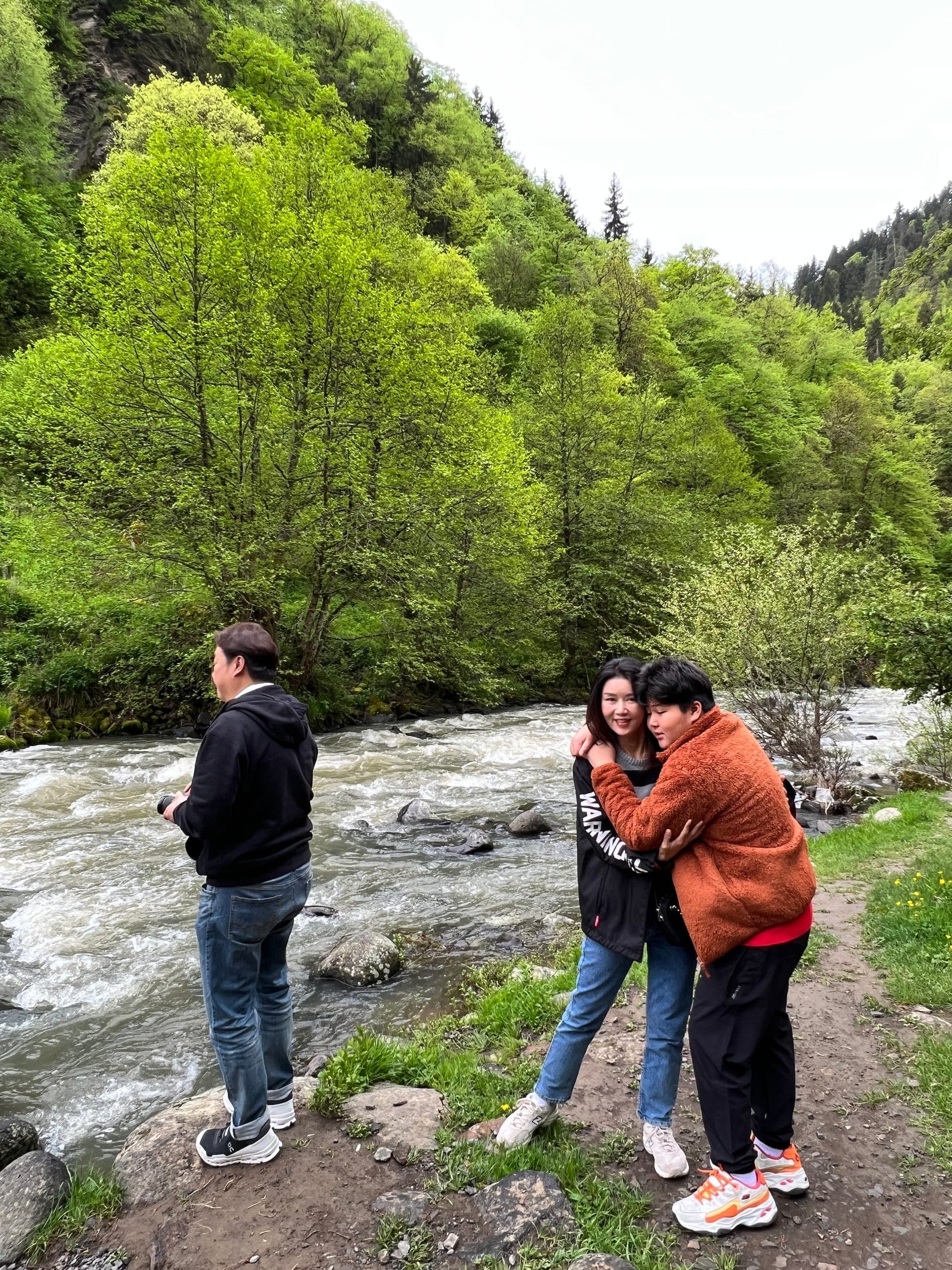 Scenic Borjomi gorge with Mtkvari River