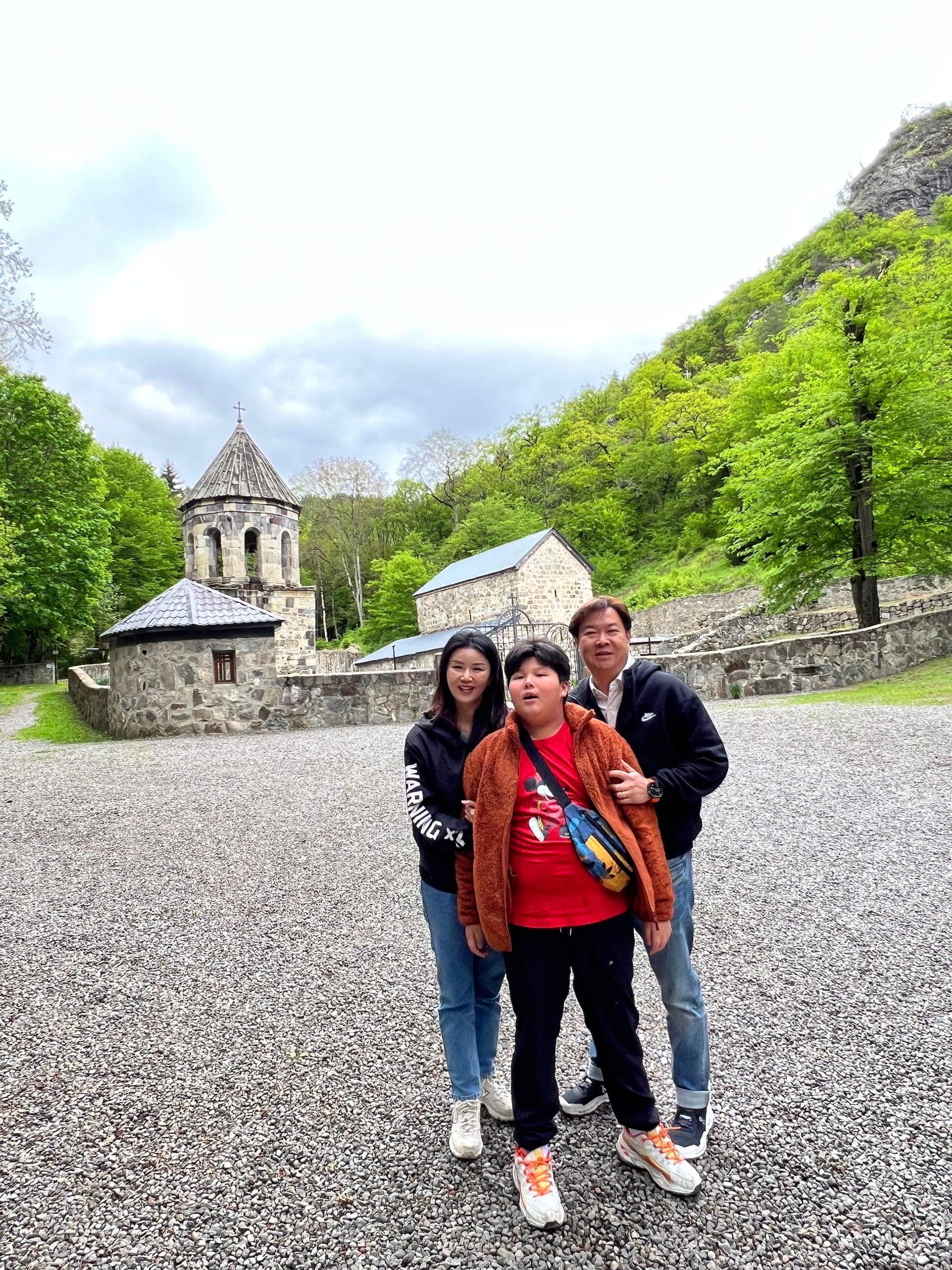 Borjomi Park walking trails through forest