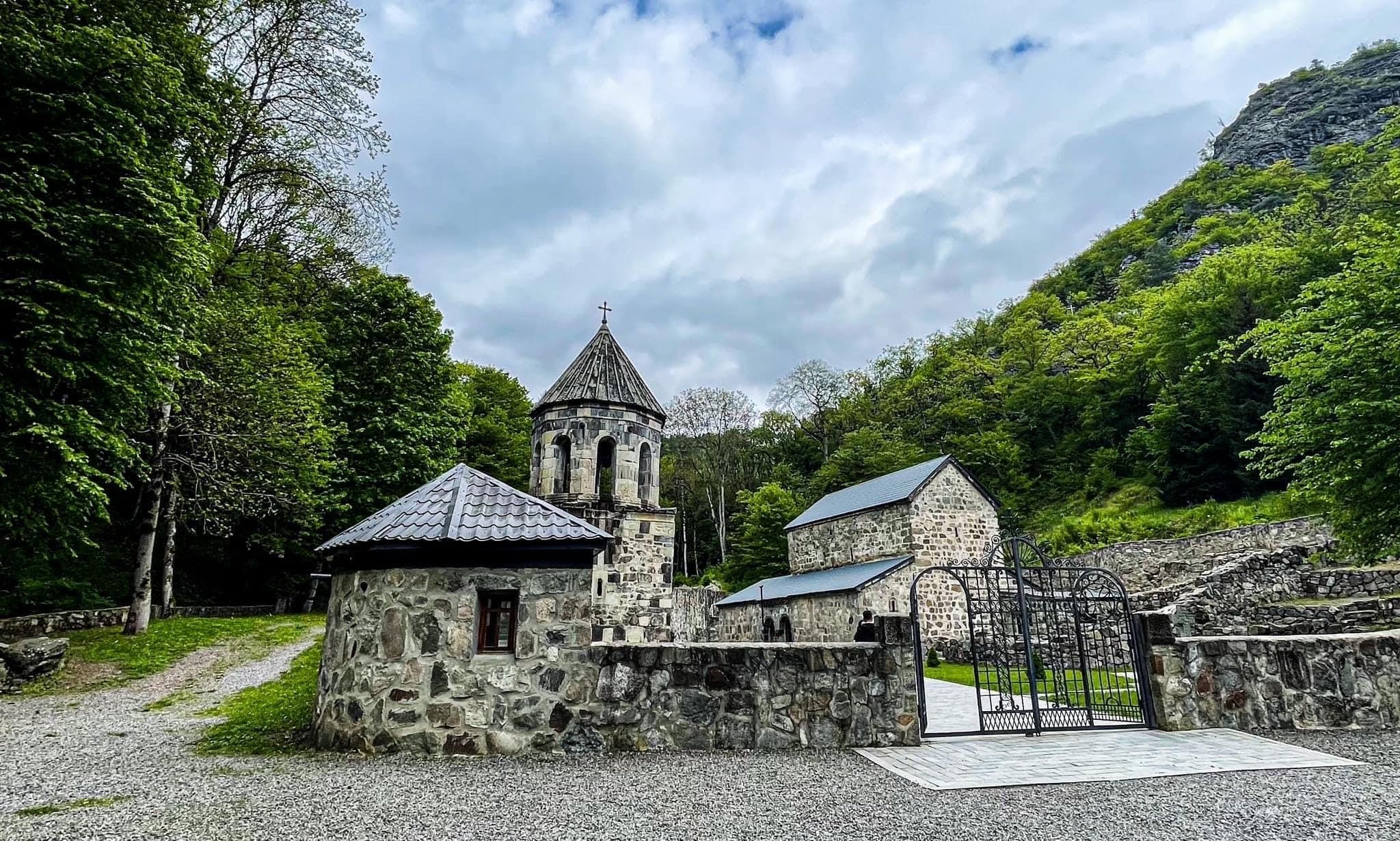 Borjomi valley panoramic view