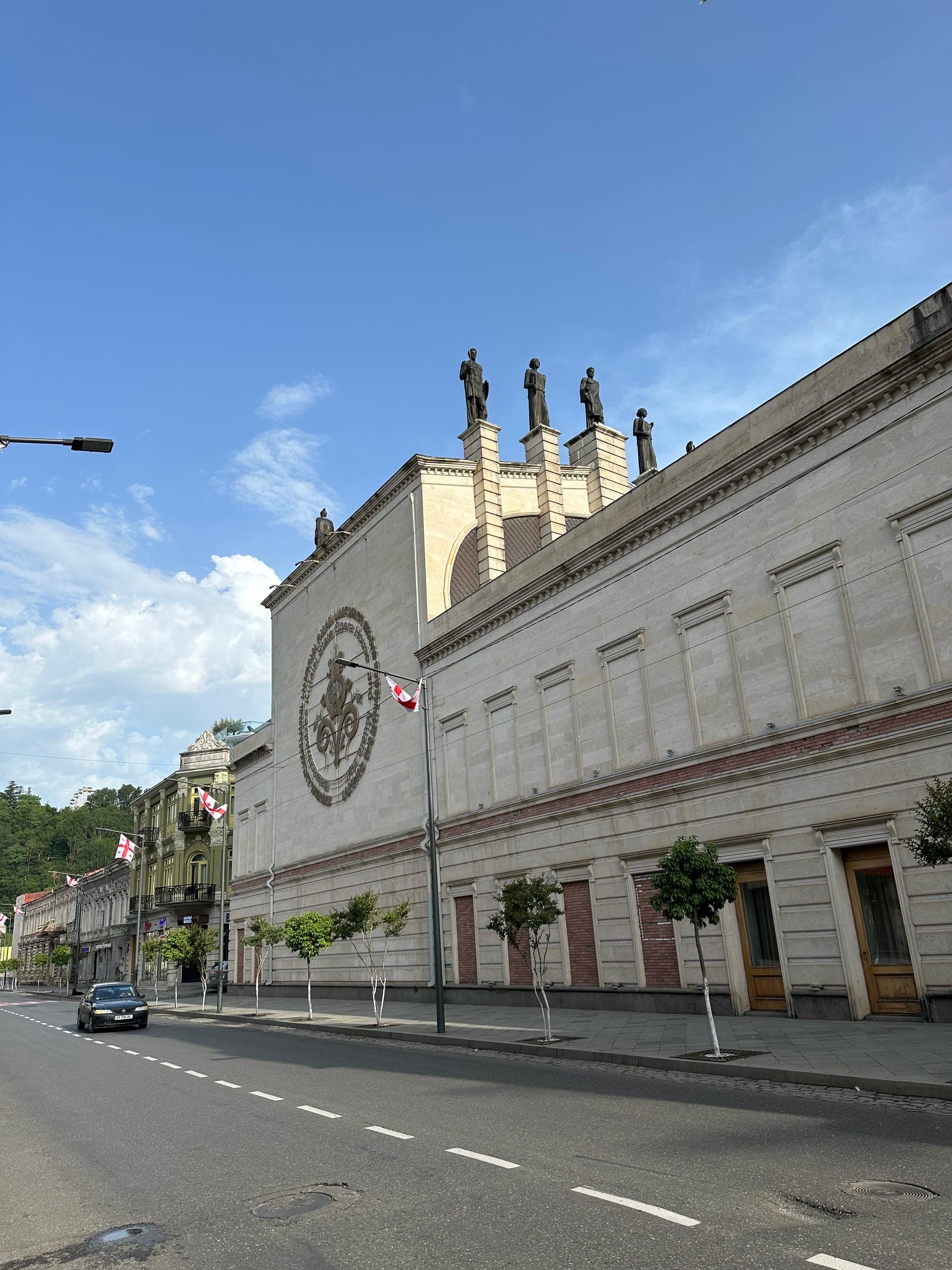 Kutaisi riverside promenade and parks