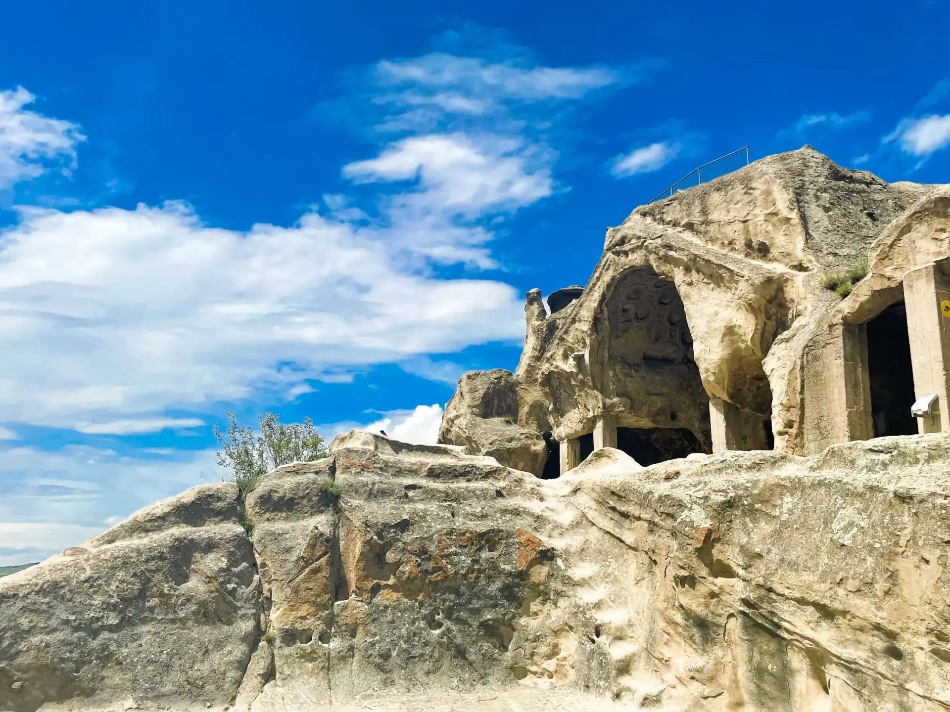 Scenic view from Uplistsikhe cave city