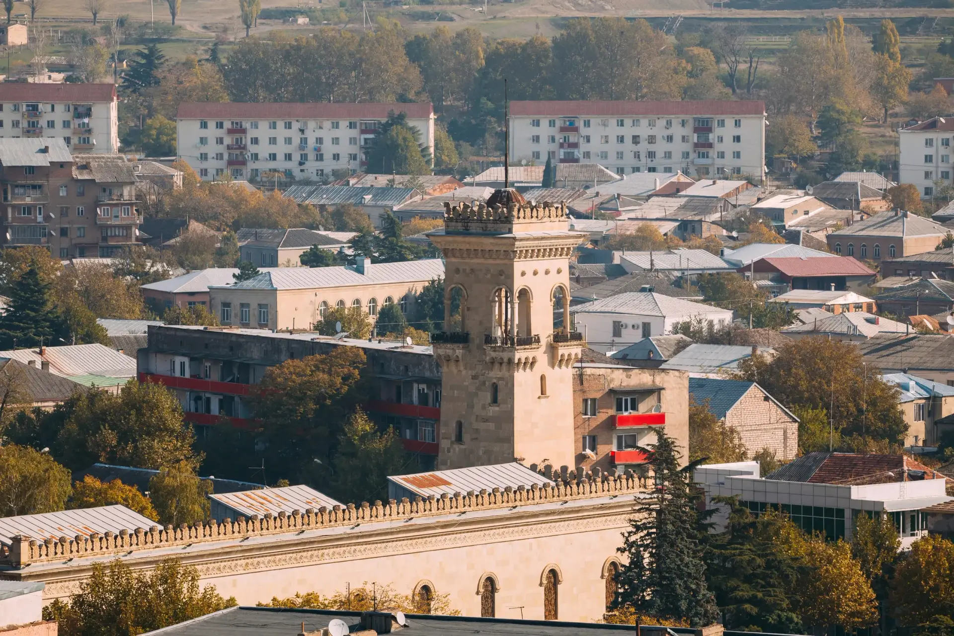 Gori Fortress hilltop view in Shida Kartli region Georgia