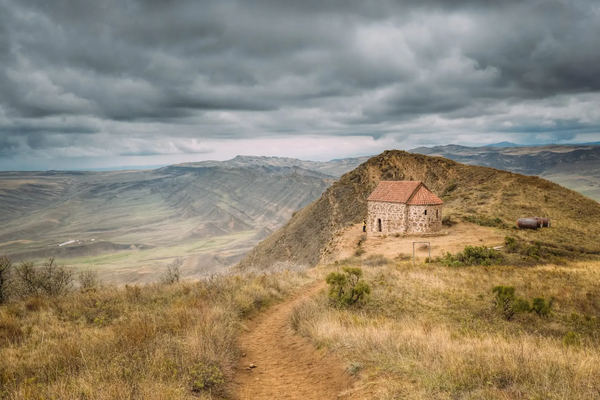 Historic church in Sagarejo municipality Kakheti Georgia