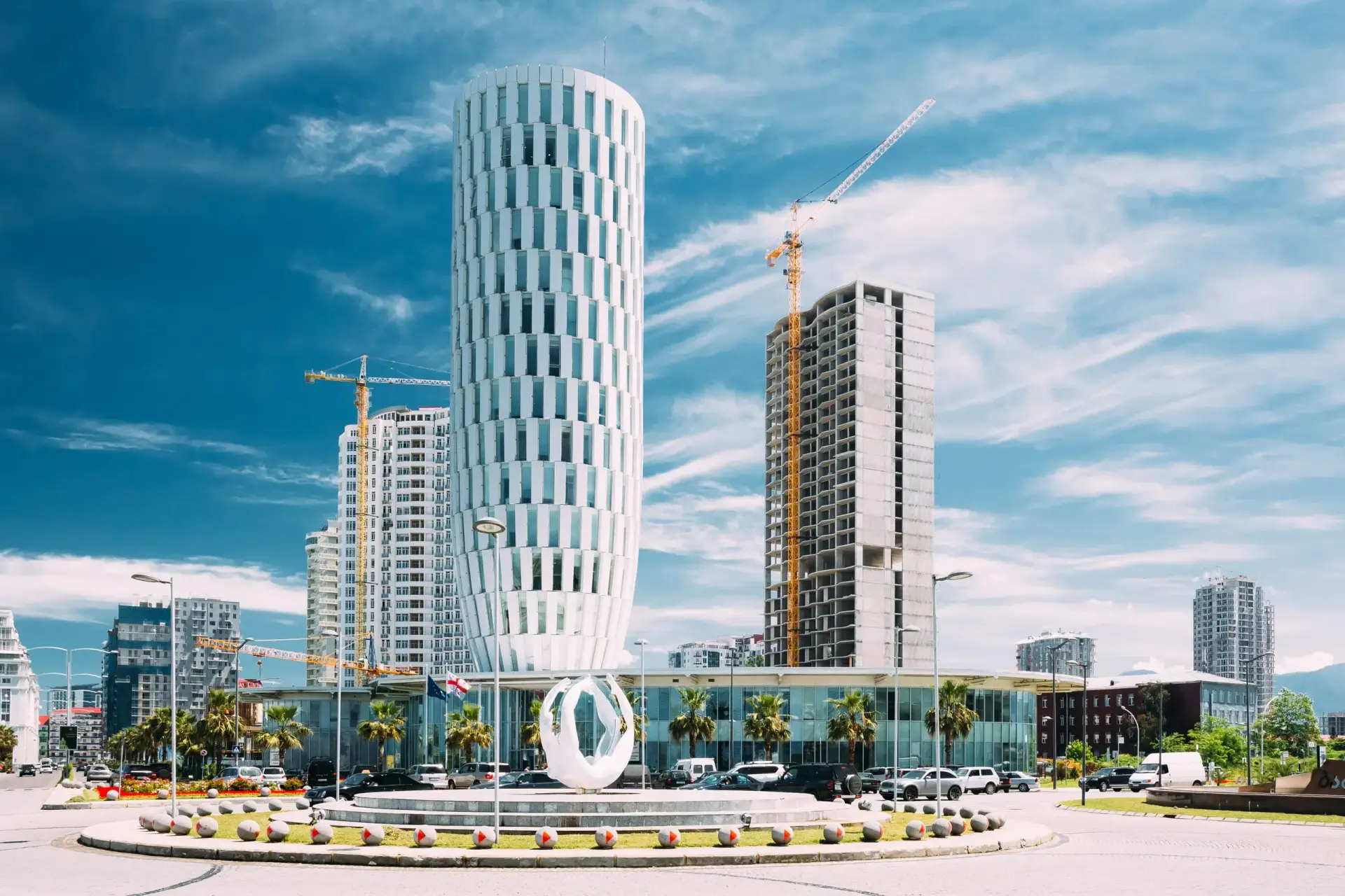 Public Service Hall in Batumi, modern architecture Adjara Georgia landmark