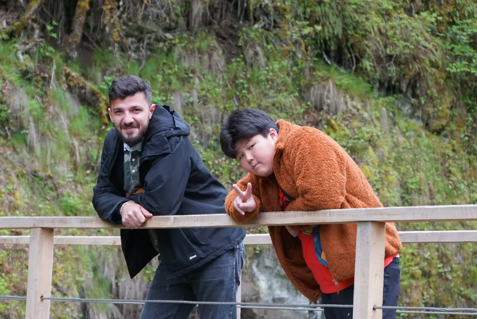 Borjomi Park entrance with mineral water fountains