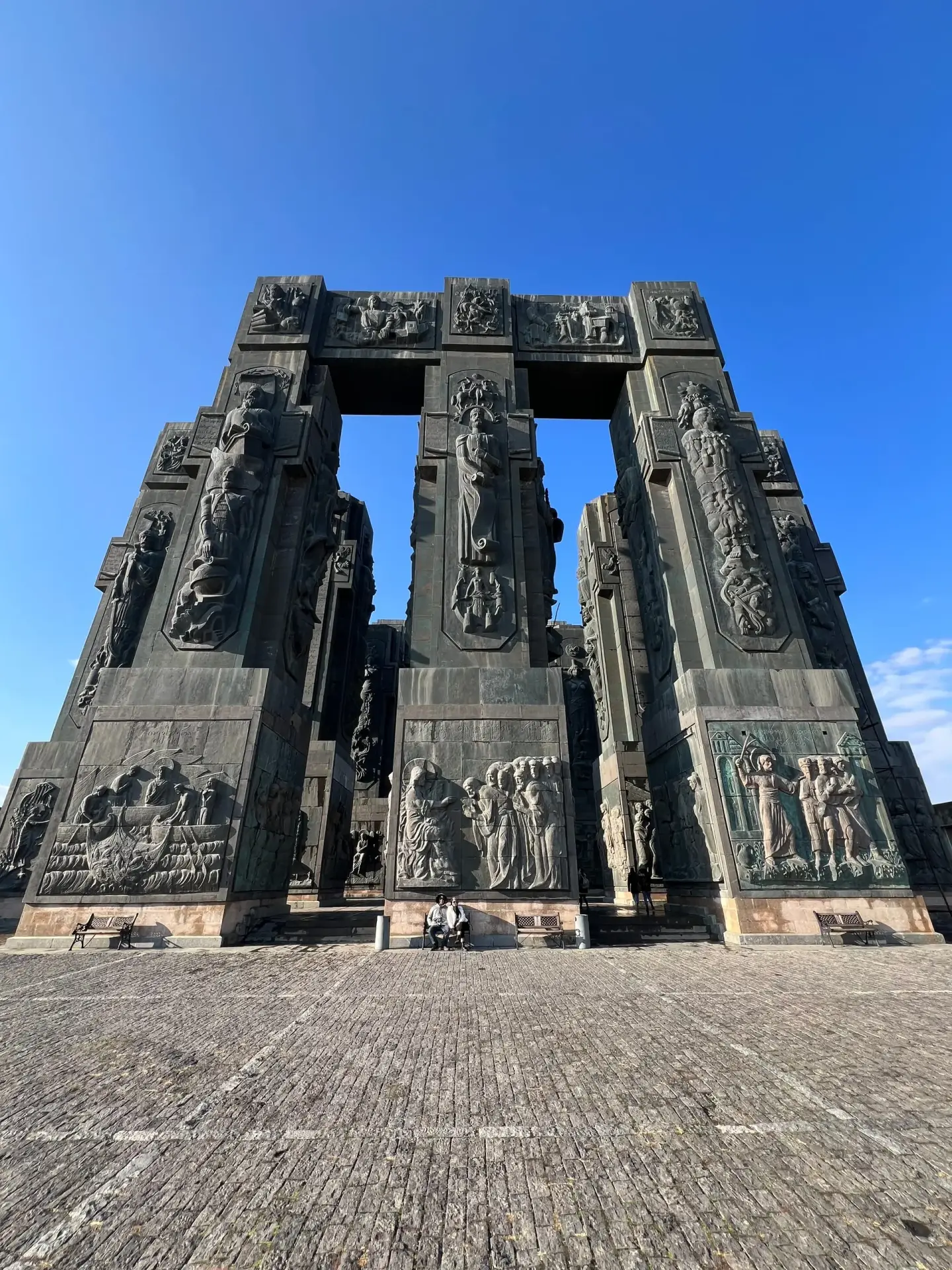 Evening atmosphere in Tbilisi Old Town streets